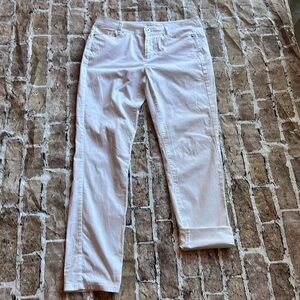 J. Jill live in chino white pants